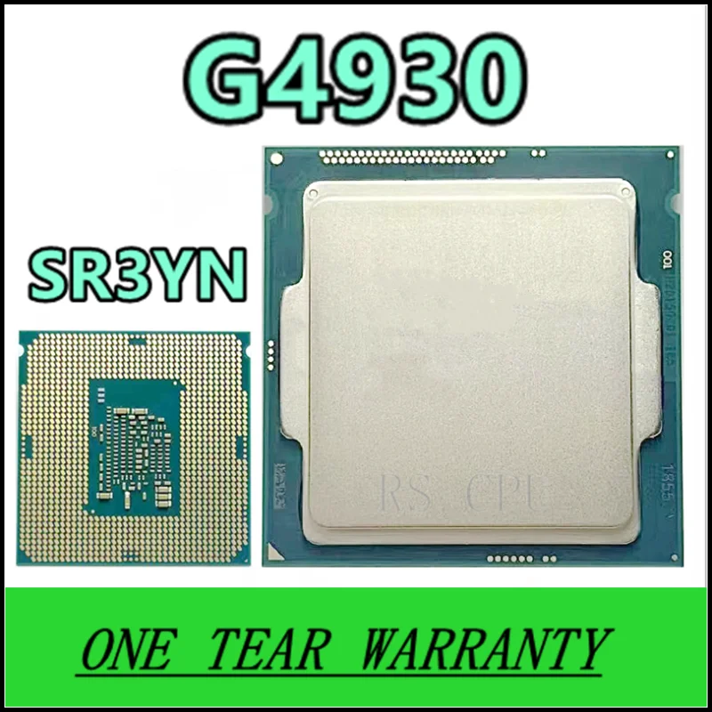 

G4930 SR3YN 3.2GHz Dual-Core Dual-Thread CPU Processor 2M 54W LGA 1151