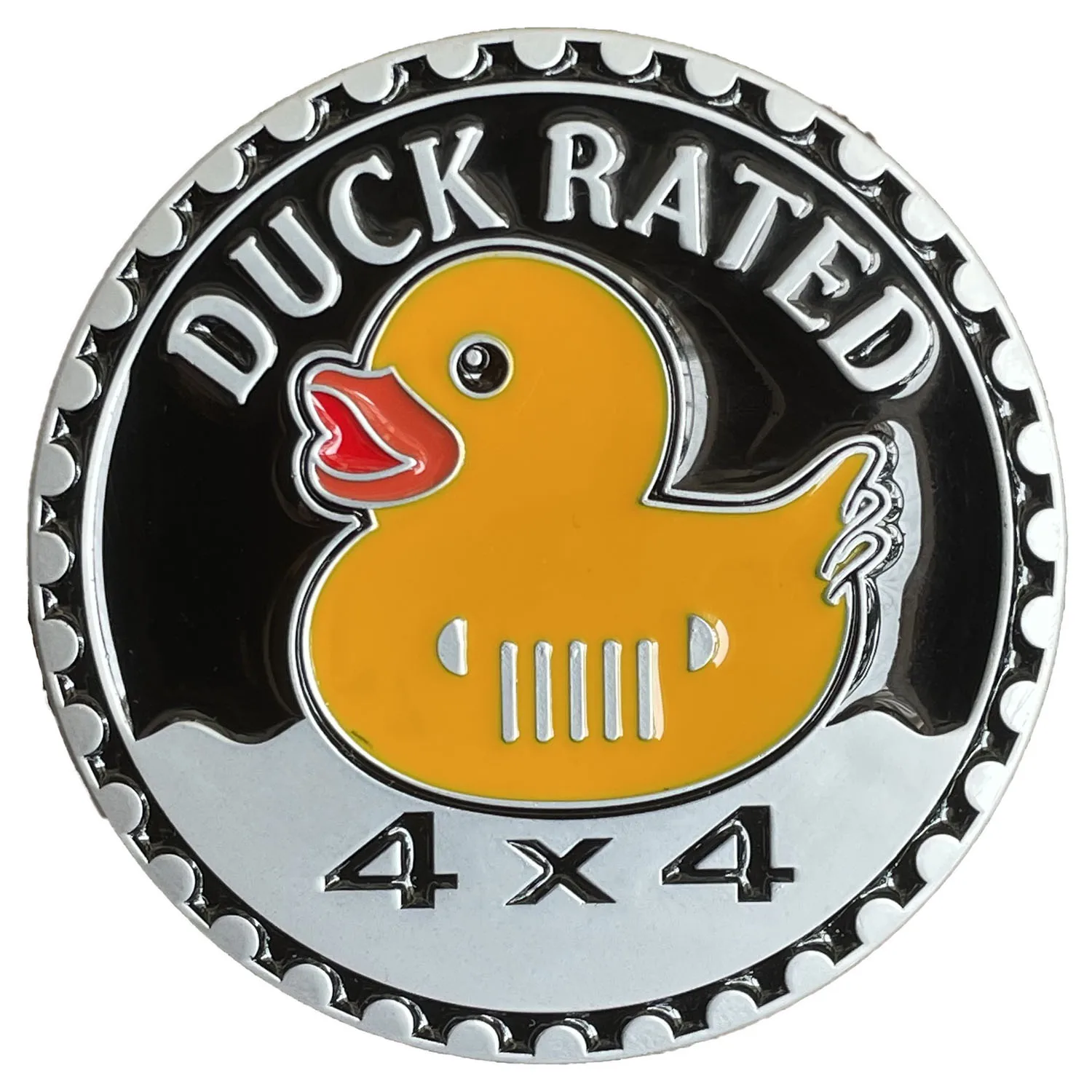

Металлическая Эмблема 4x4 Duck Rating Для Автомобилей, 3D-наклейки-символы Для Грузовиков И Внедорожников, Декор, Автоаксессуары