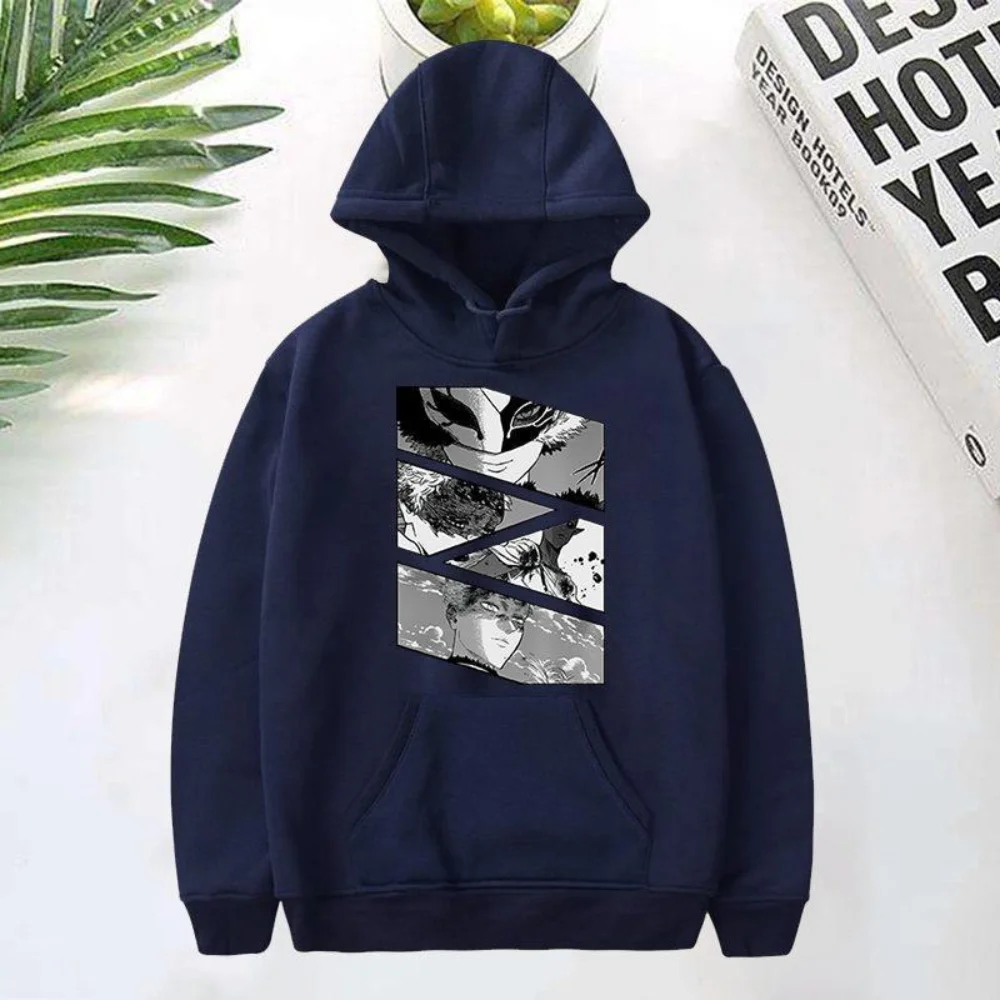 

Black Clover Cartoon Anime Graphic Hoodies Girls Levi Ackerman Eye Sweatshirt Kids Clothes Boys Print Long Sleeved Pullovers