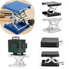 Регулируемый подъемный столик для фрезерного станка из алюминиевого сплава, прочная подъемная стойка для деревообработки и гравировки, ручная подъемная платформа, плотник