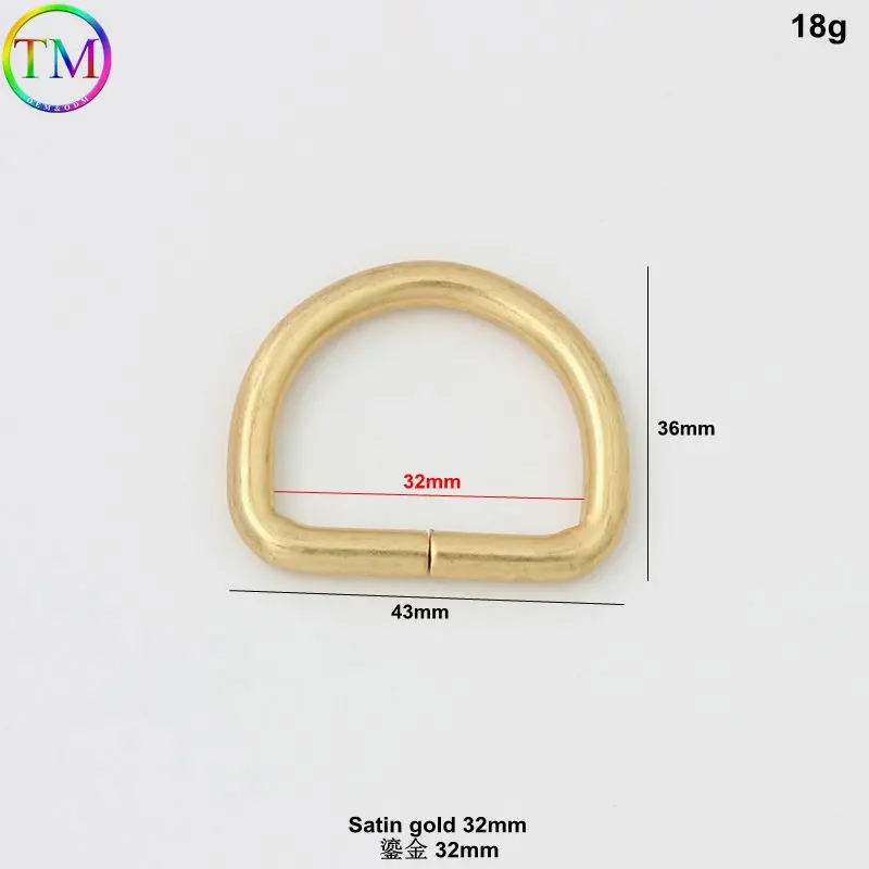 10mm 19mm 32mm Gold Metal D Rings Buckle Lobster Clasp Connectors For Diy Handbags Purse Strap Belt Dog Collar Chain