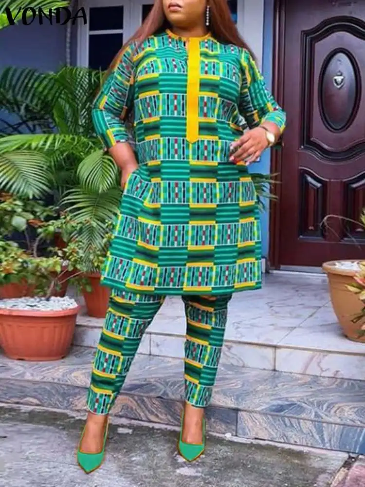 Костюм VONDA женский с длинным рукавом в богемном стиле