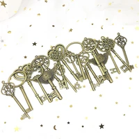20 46 pieces set of vintage brass mixed metal each key jewelry diy jewelry jewelry keychain pendant
