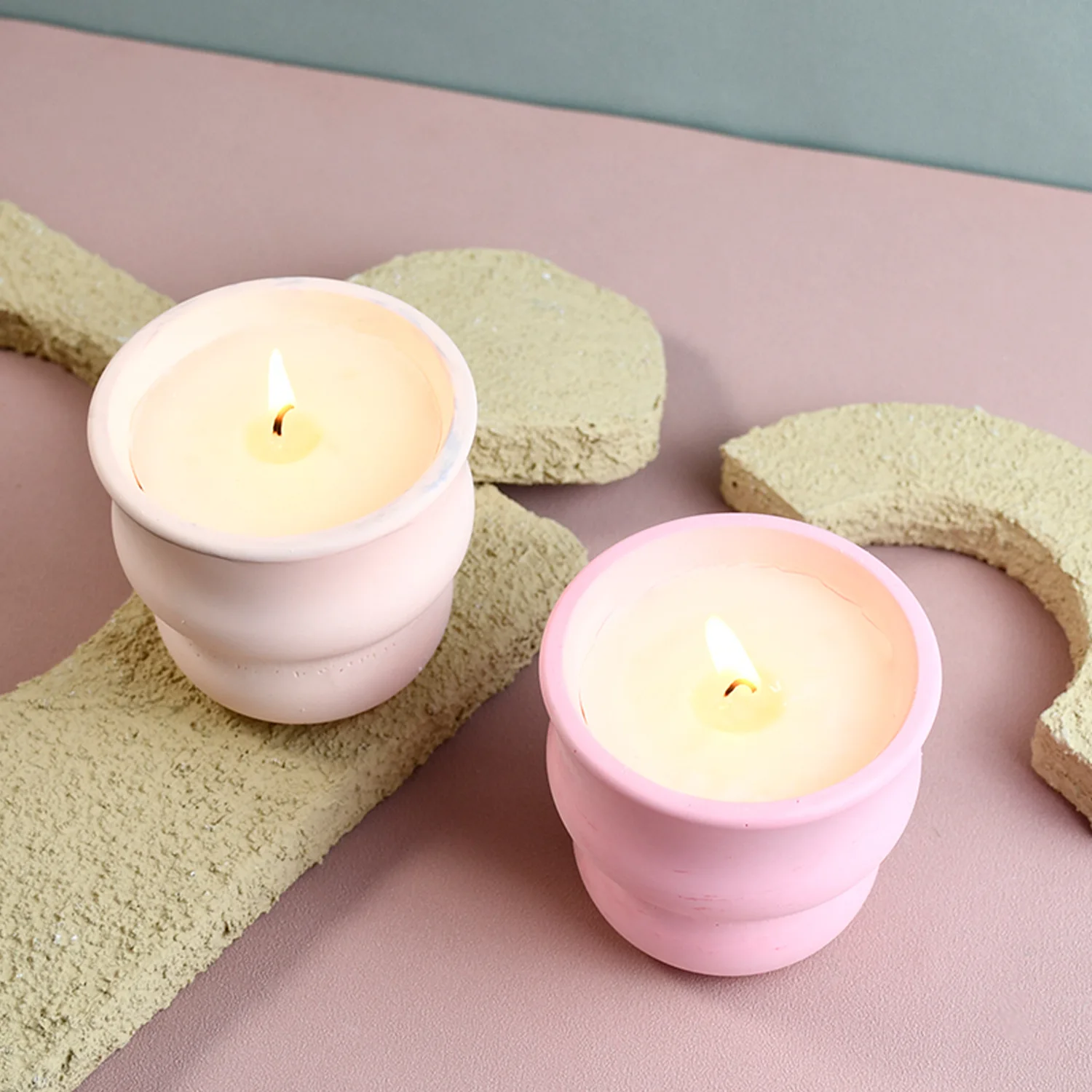 Креативная поясная чашка для свечей цементные бетонные формы сделай сам банка