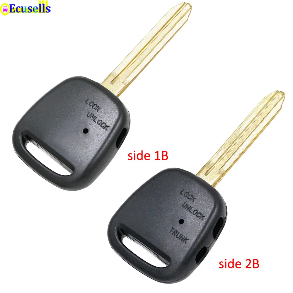 Задний ключ зажигания задний корпус для дистанционного ключа Toyota с кнопкой 1/2
