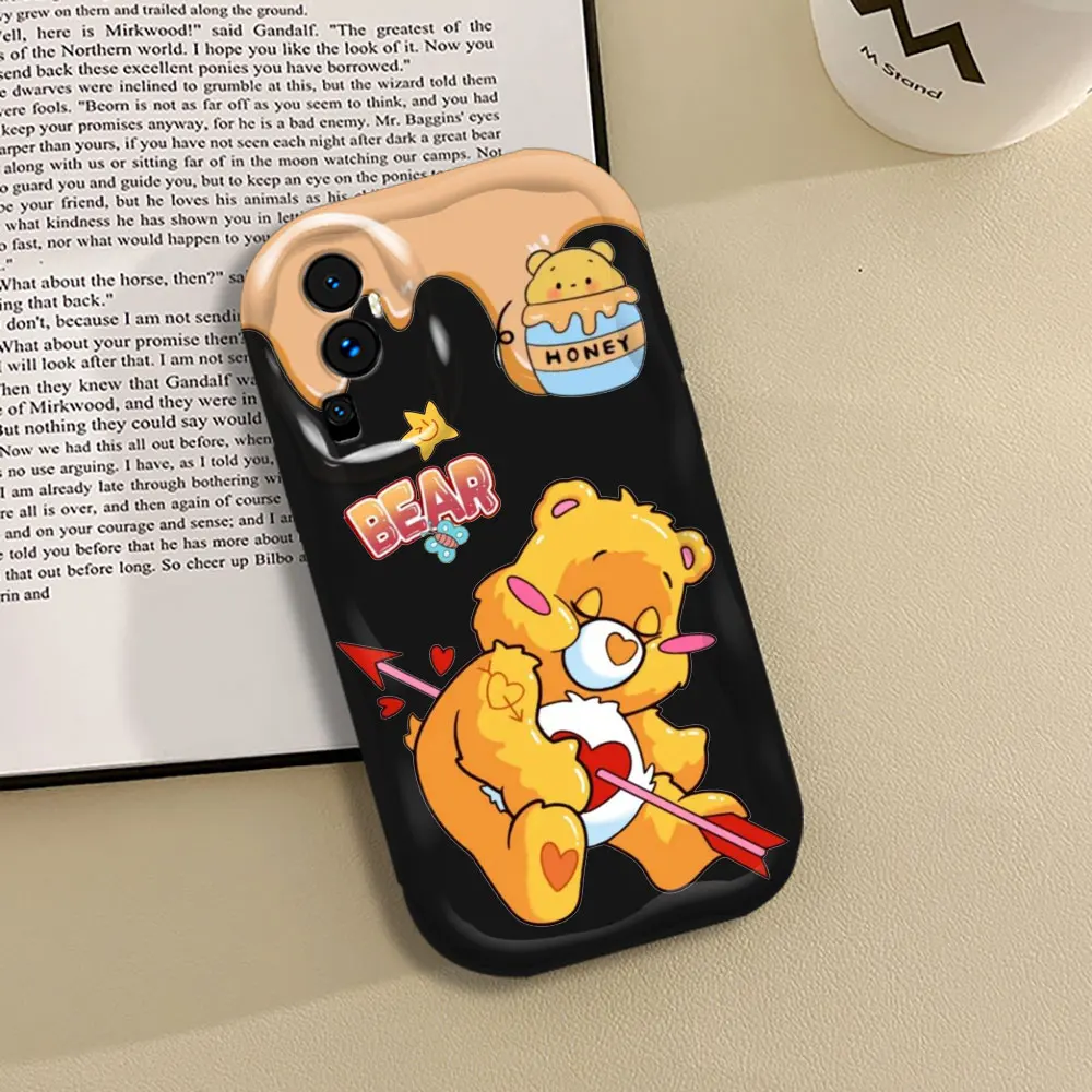 Милые Мультяшные C-Care медведи задняя крышка для OPPO Reno 11 11F 8 8T 7 7Z 6 5 5F 4 Pro A17 A16 A16S A54S A15S