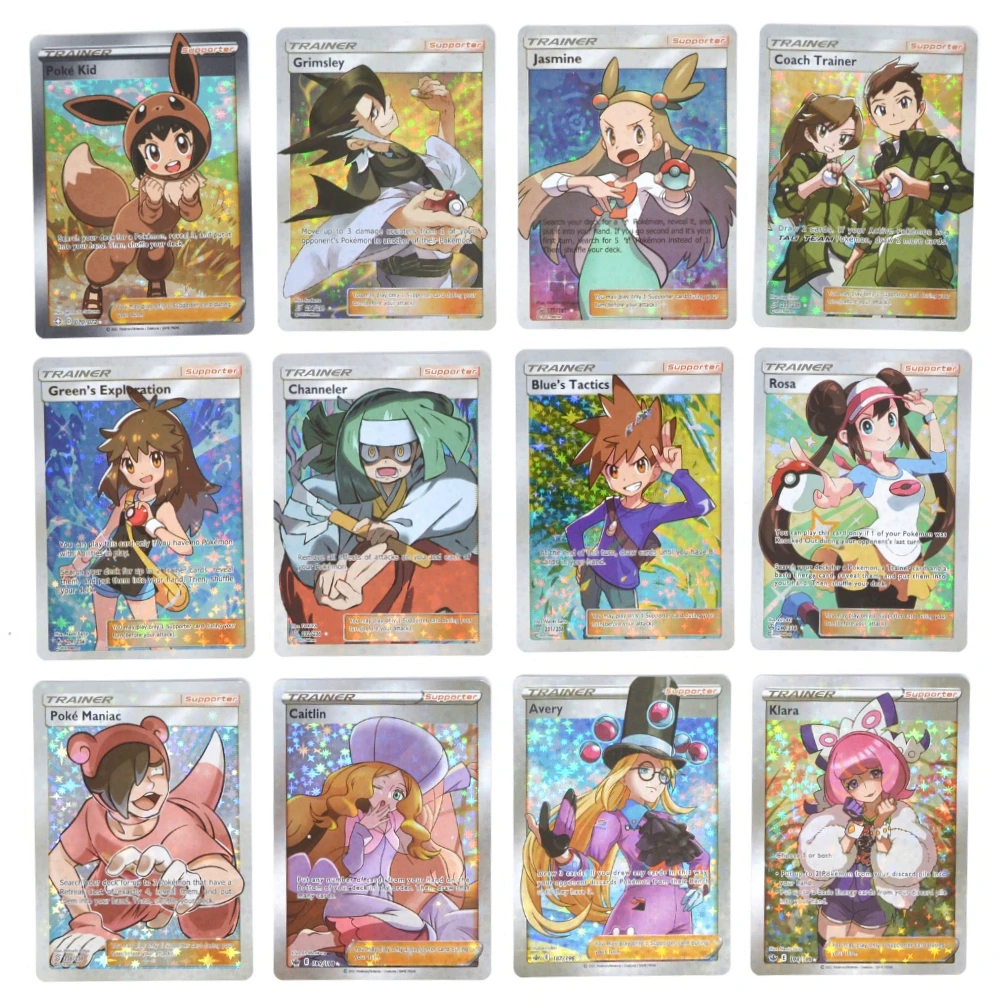 Новые тренировочные карты Pokemon без повторов VMAX английская версия игра битва