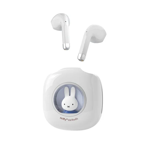 Беспроводные Bluetooth-наушники Miffy, TWS, Bluetooth 5,3, сенсорное управление, длительный режим ожидания, Hi-Fi стереонаушники светильник кой