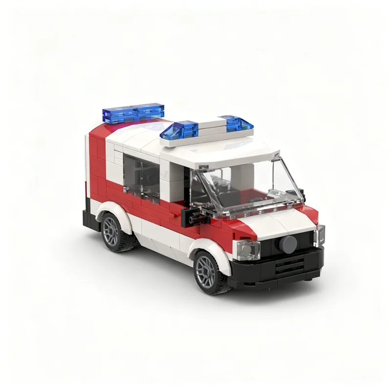 Фото 270 деталей MOC Городская больница VW KDO: Конструктор-модель, архитектурная игрушка, идея для творчества, подарки на фестиваль, развивающий конструктор №4