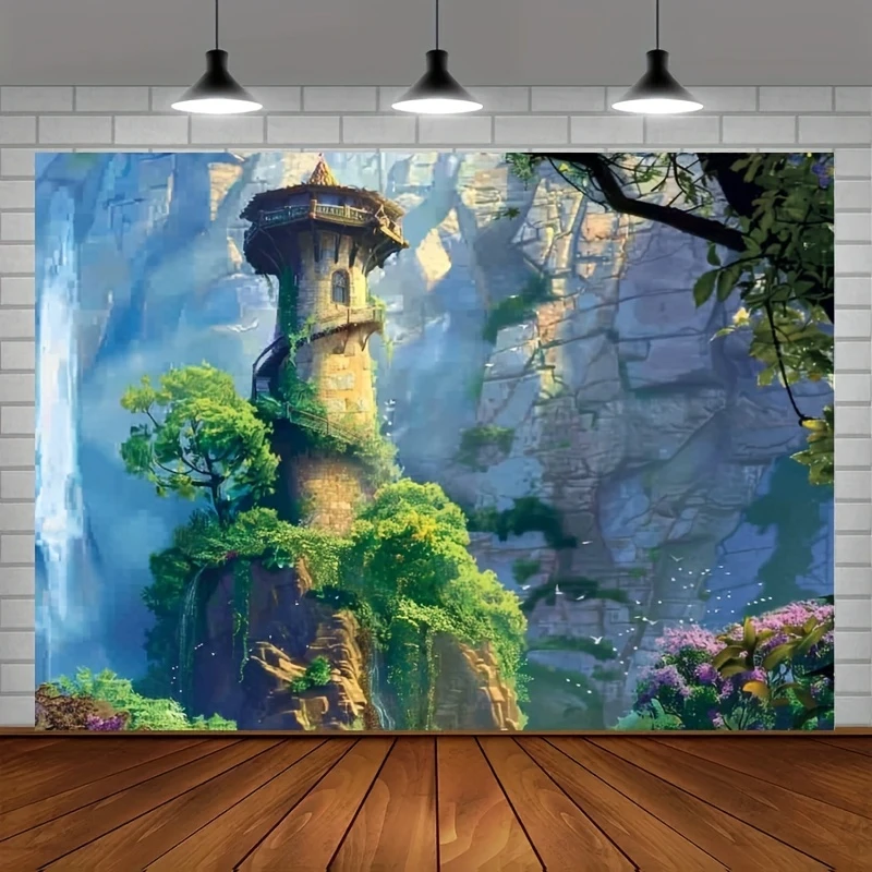 Сказочная длинная haired princess background shower для женщин и мужчин день Рождения Вечеринка