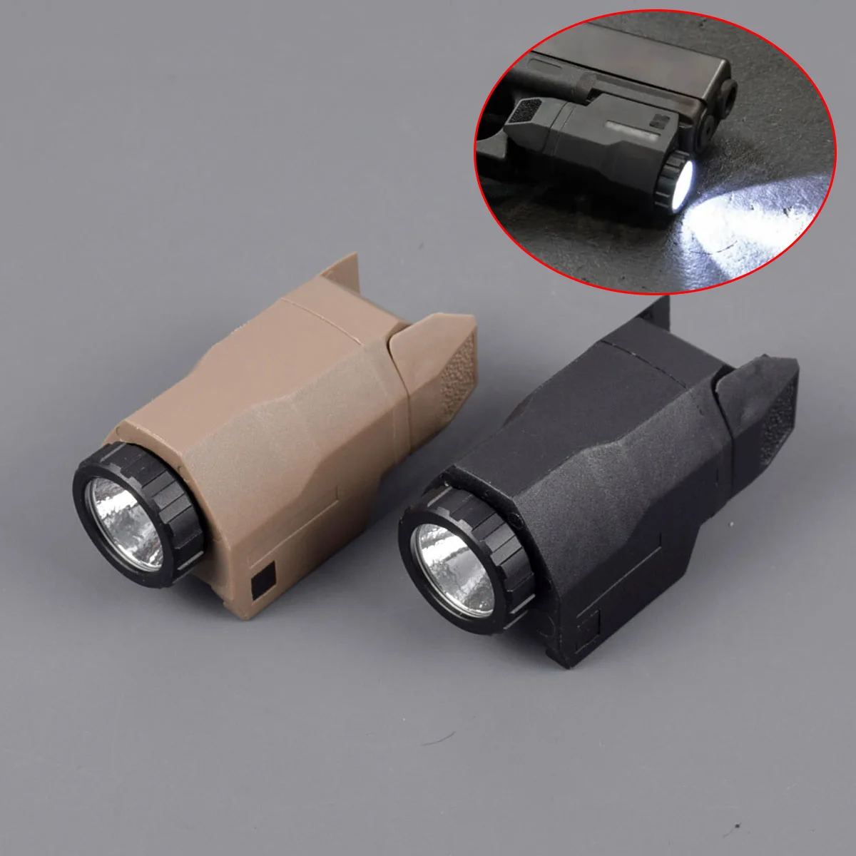 Туристический пистолет Inforc Compact APL строечное оружие фонарь для страйкбола Glock 17 19