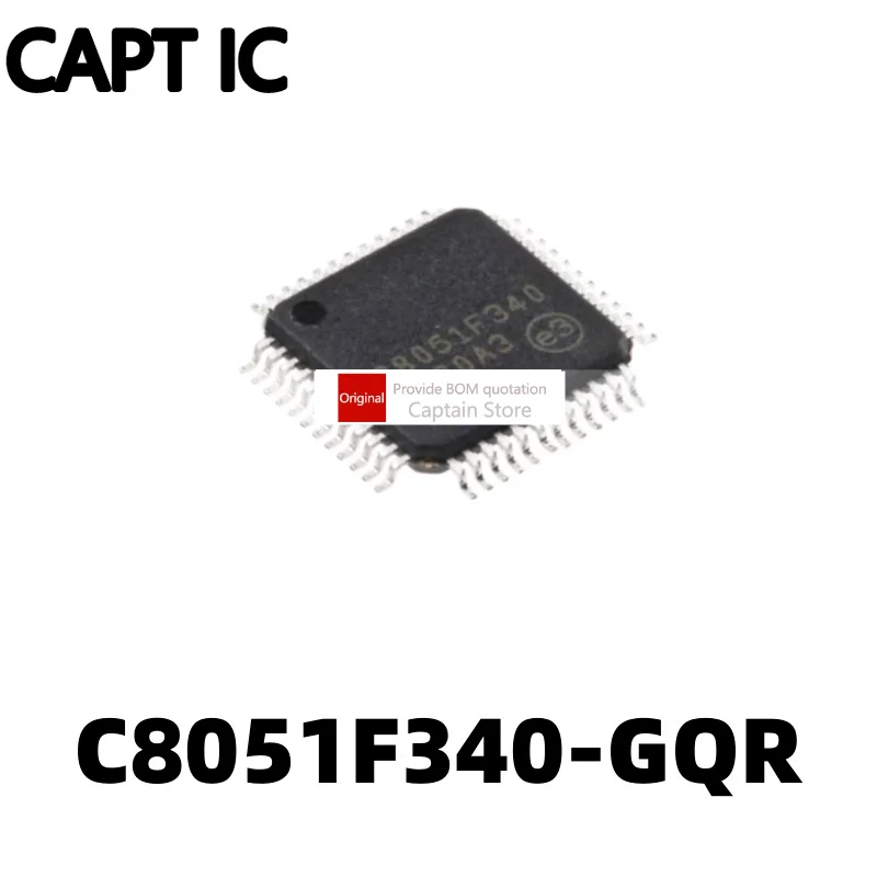 Одночиповый микрокомпьютер C8051F340-GQR 8051F340 TQFP48, 1 шт.