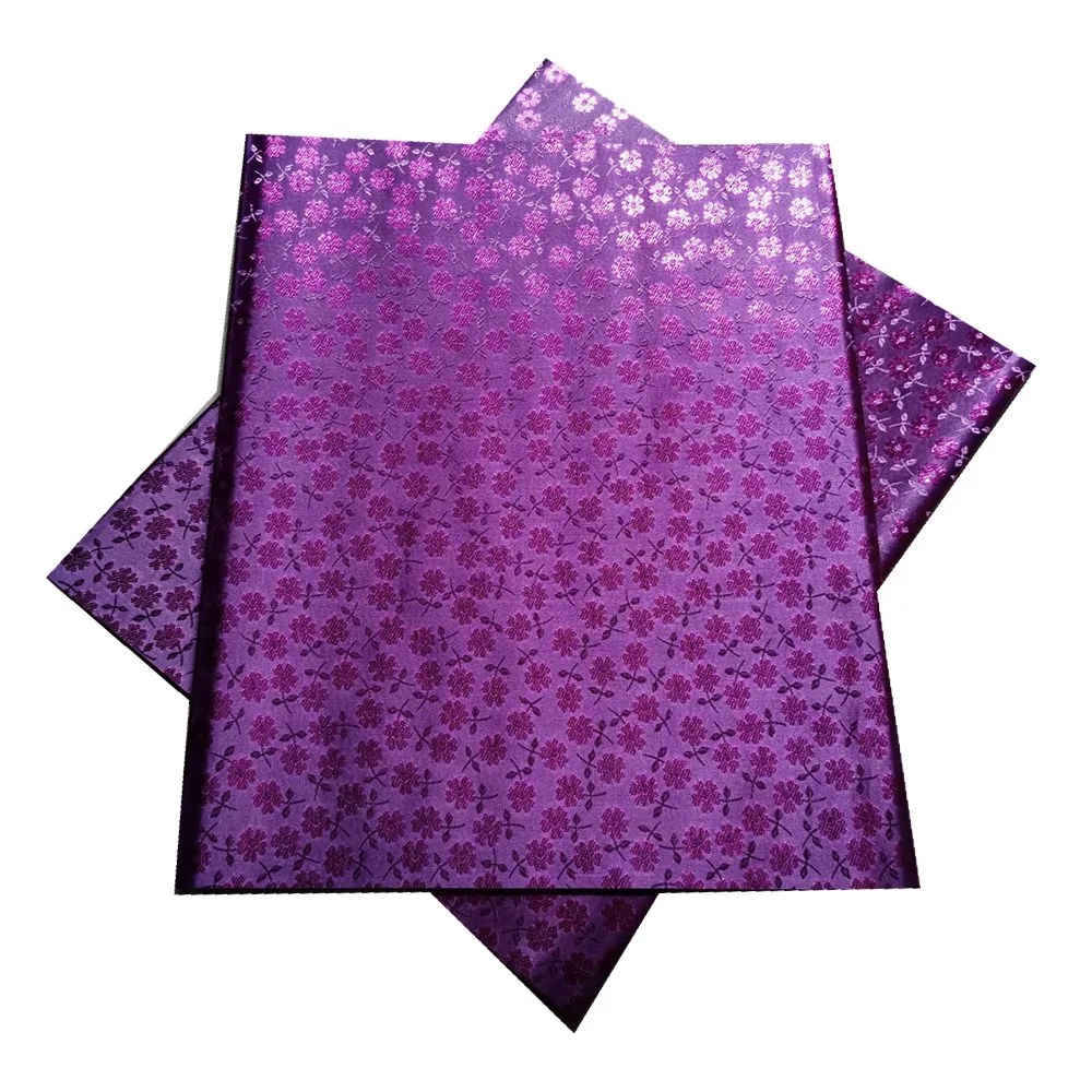 

Hot Selling Purple Nigerian Regular Sego Headtie Headscarf African Gele Latest Aso Oke For Wedding Party 2 Pcs/Bag 23-16