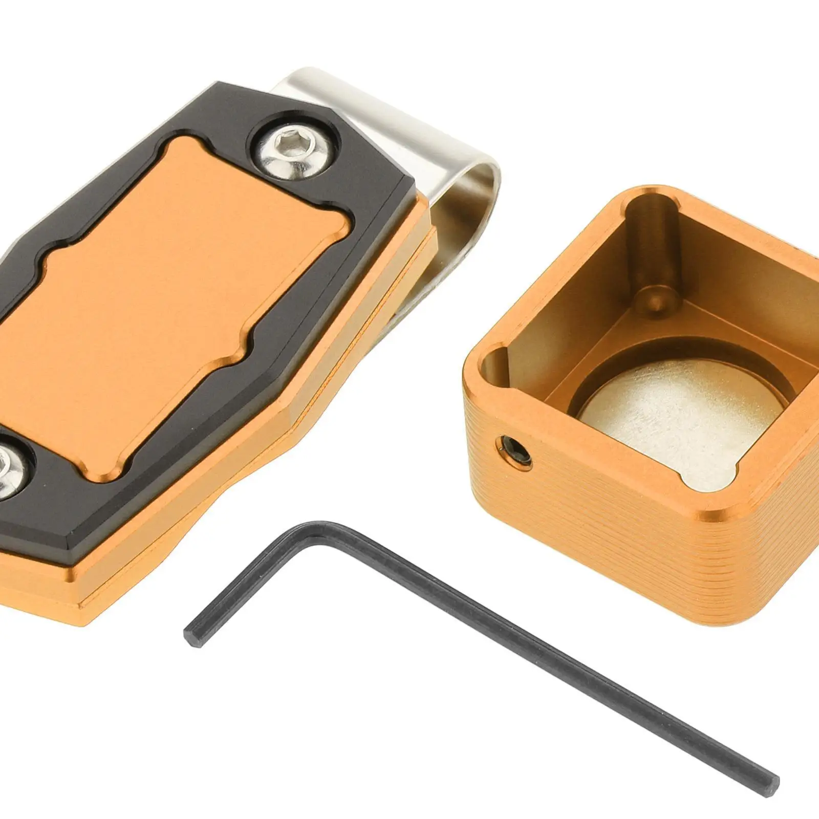 

Magnetic Chalk Holder with Belt Clip Pool Cue Snooker Accessories