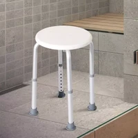 bathroom height adjustable elderly bath shower chair kids furniture shower stool round chair seat non slip disabled toilet hwc