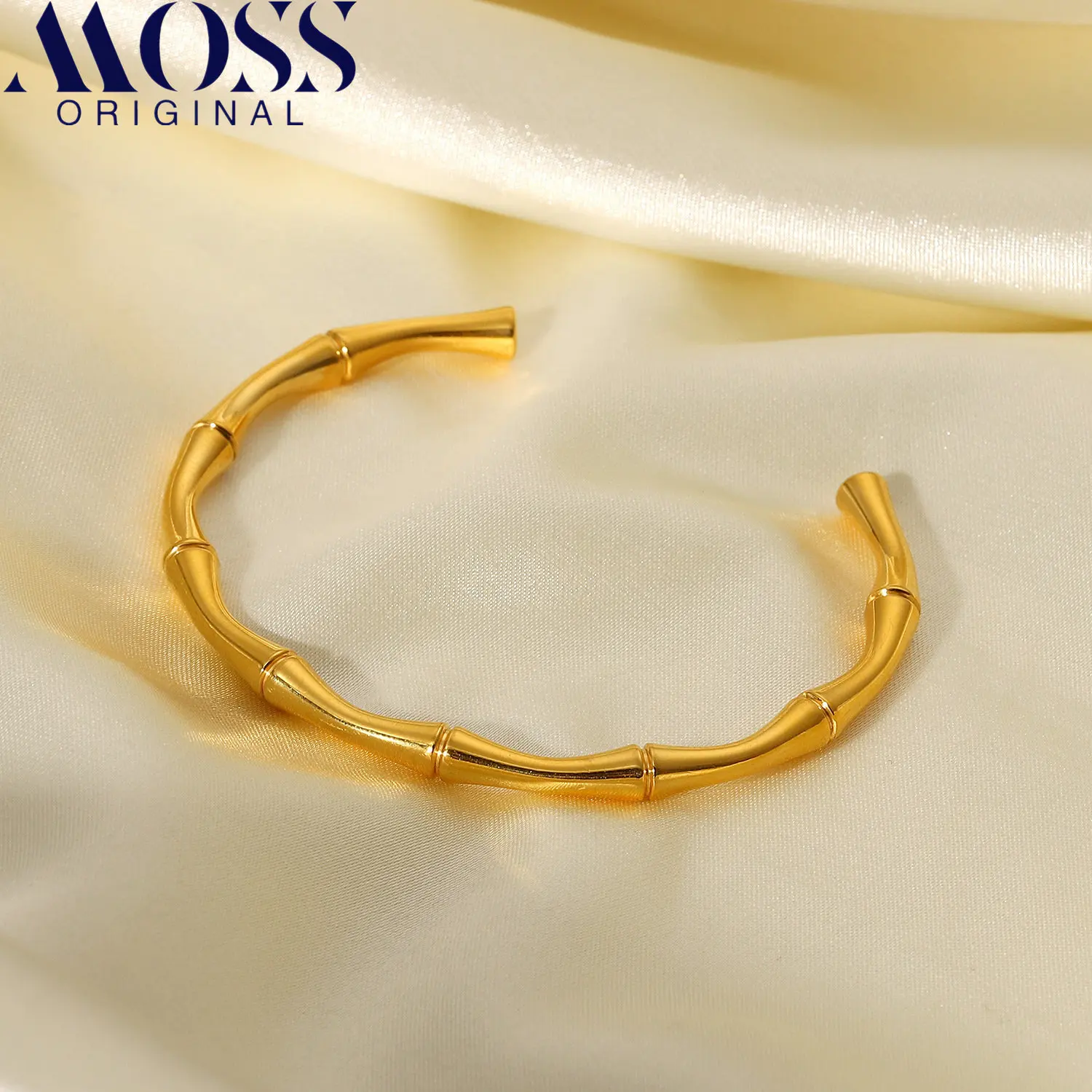 

2023 модный браслет из нержавеющей стали и бамбука для женщин и мужчин