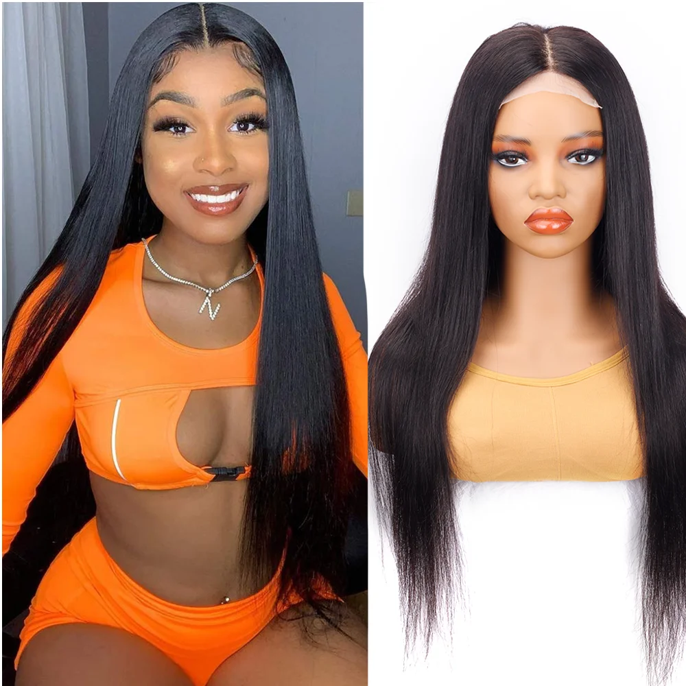 HD Kruviev прямой бесклеевой предварительно сорванный парик TNICE бренд для чернокожих