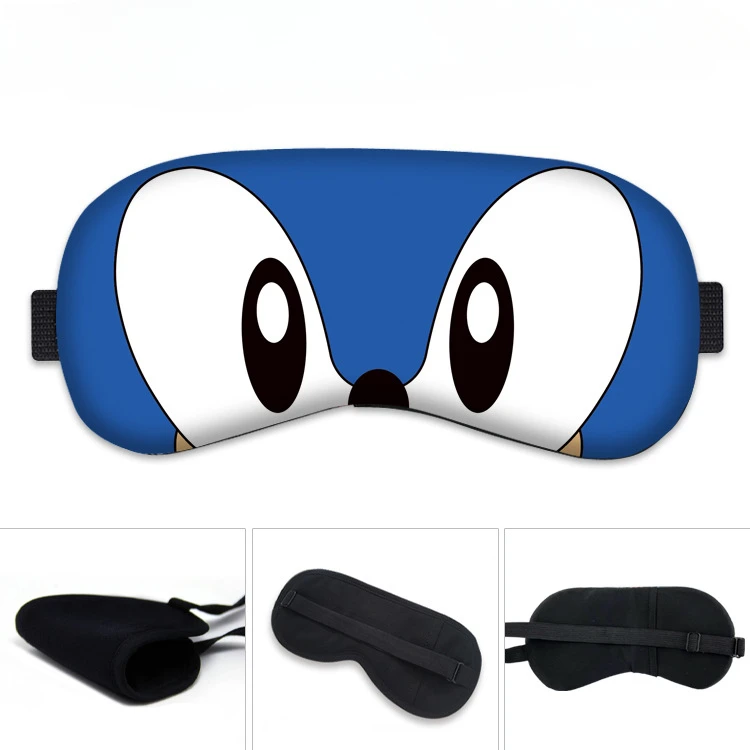 

Sonic Peripheral Goggles Cartoon Anime Cute Blackout Goggles Three-dimensional Breathable Sleeping Goggles Sleep Aids
