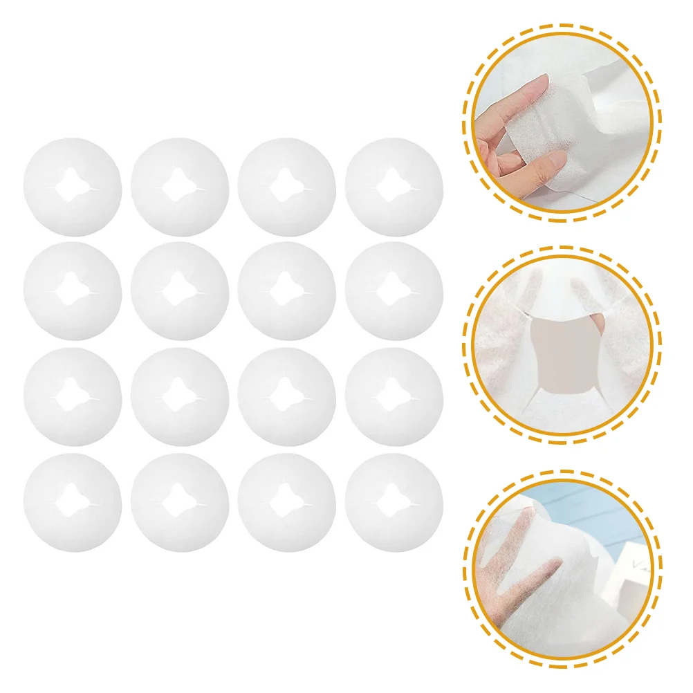 

200 Pcs Body Pillow Cover Face Mat Disposable Mask Sheets Table Massaging Pad Pads Holes