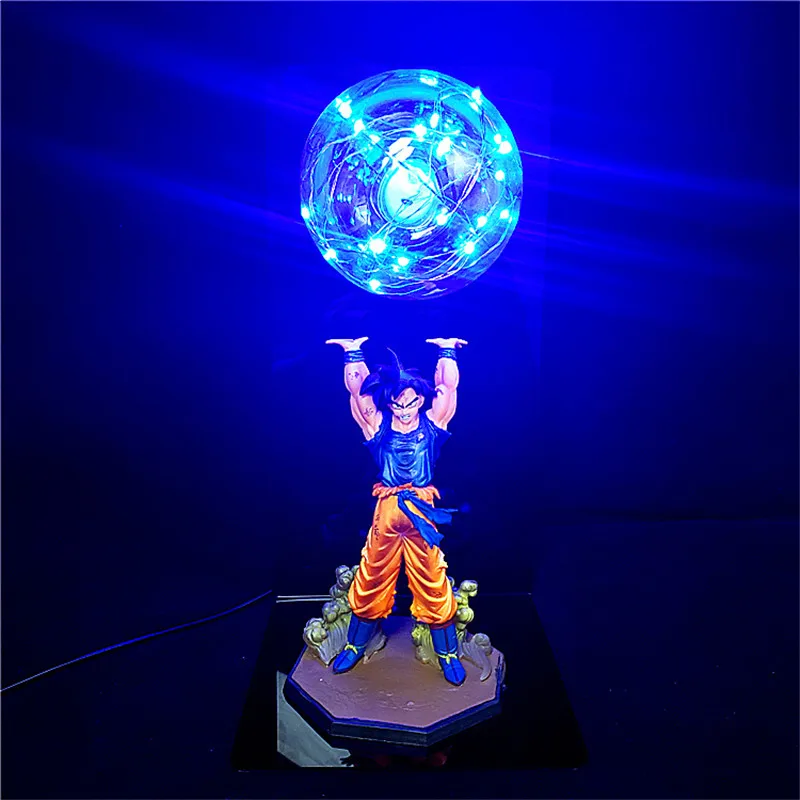 

Hot Dragon Ball Lamp Anime Figure Son Goku Spirit Bomb Figurine Lamps LED Night Light for Kids Rooms Decoration Children Gifts