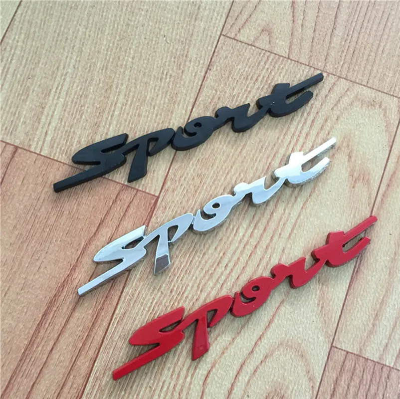 1x 3D спортивные наклейки для автомобиля Стайлинг металлическая эмблема гонок на