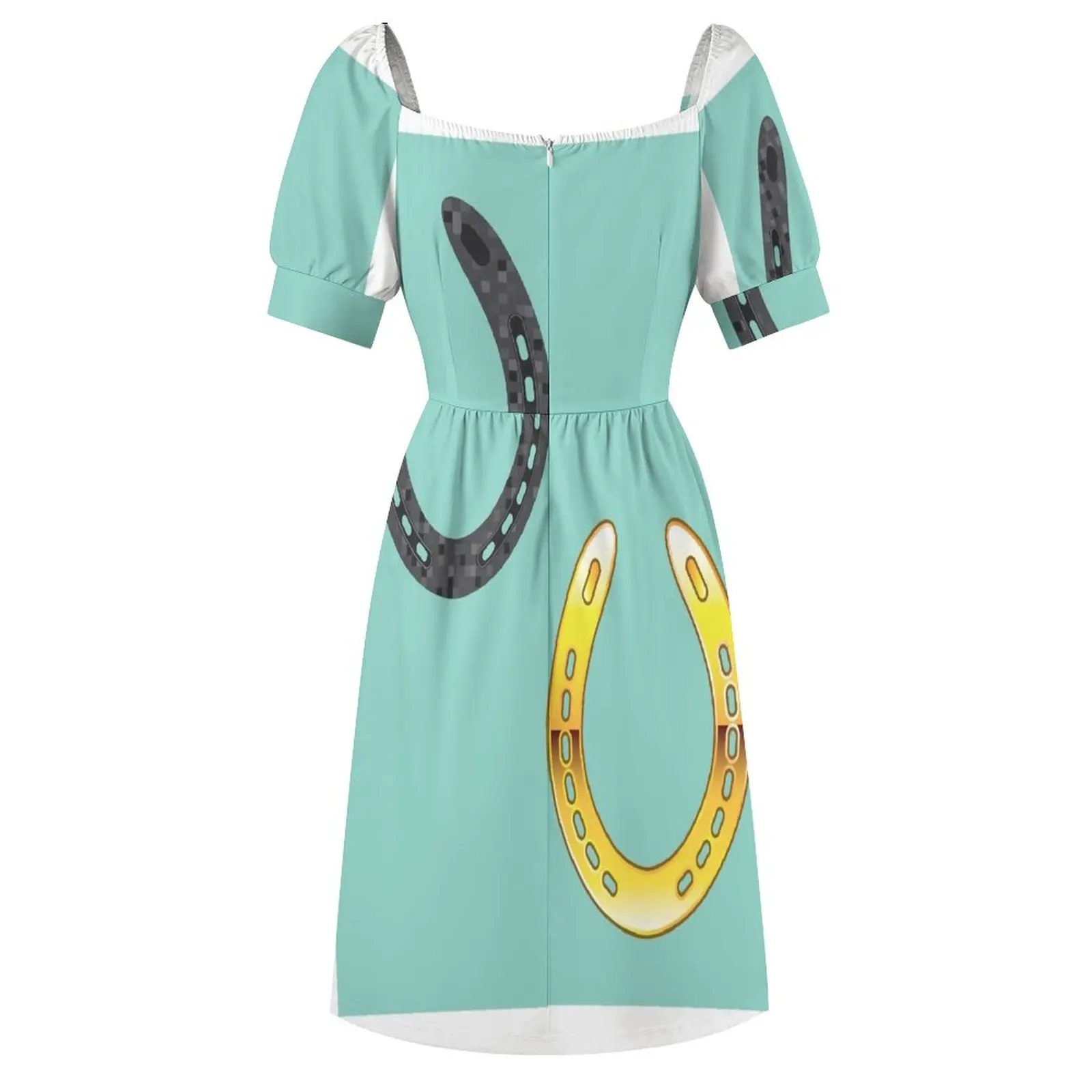 Платье-туфли с принтом лошади женские элегантные свободные платья летние