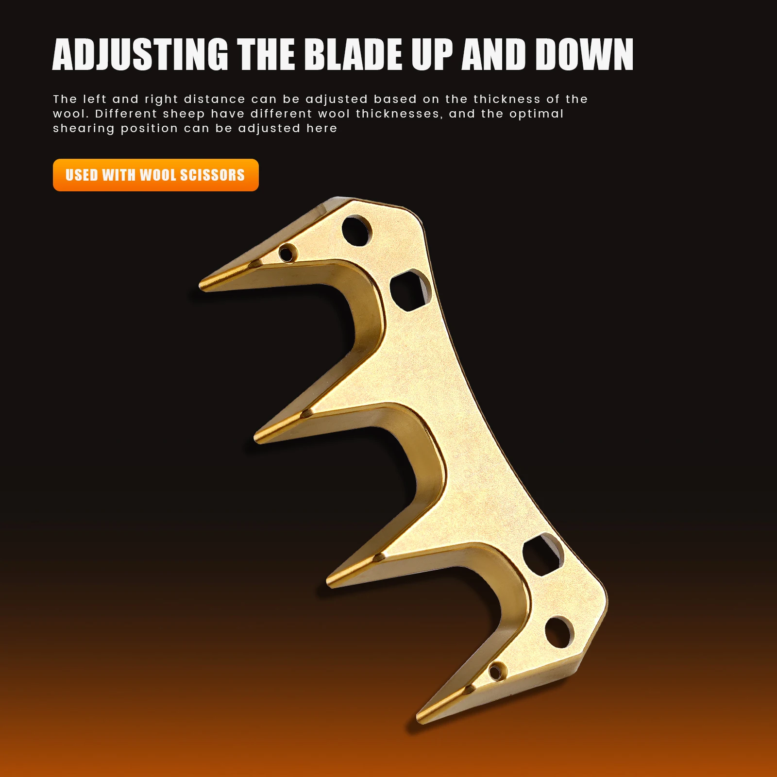 Золотые ножницы для овец Luck расческа резак бритва лезвие коз альпака