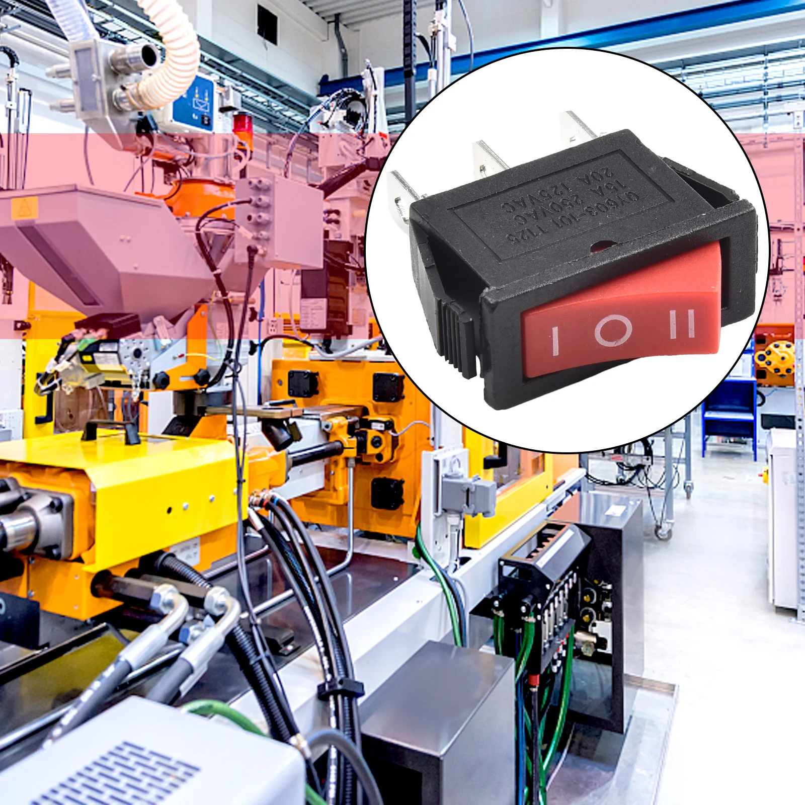 3 контакты кулисный переключатель красный 30X11 мм/1 18X0 43 дюйма автомобильное