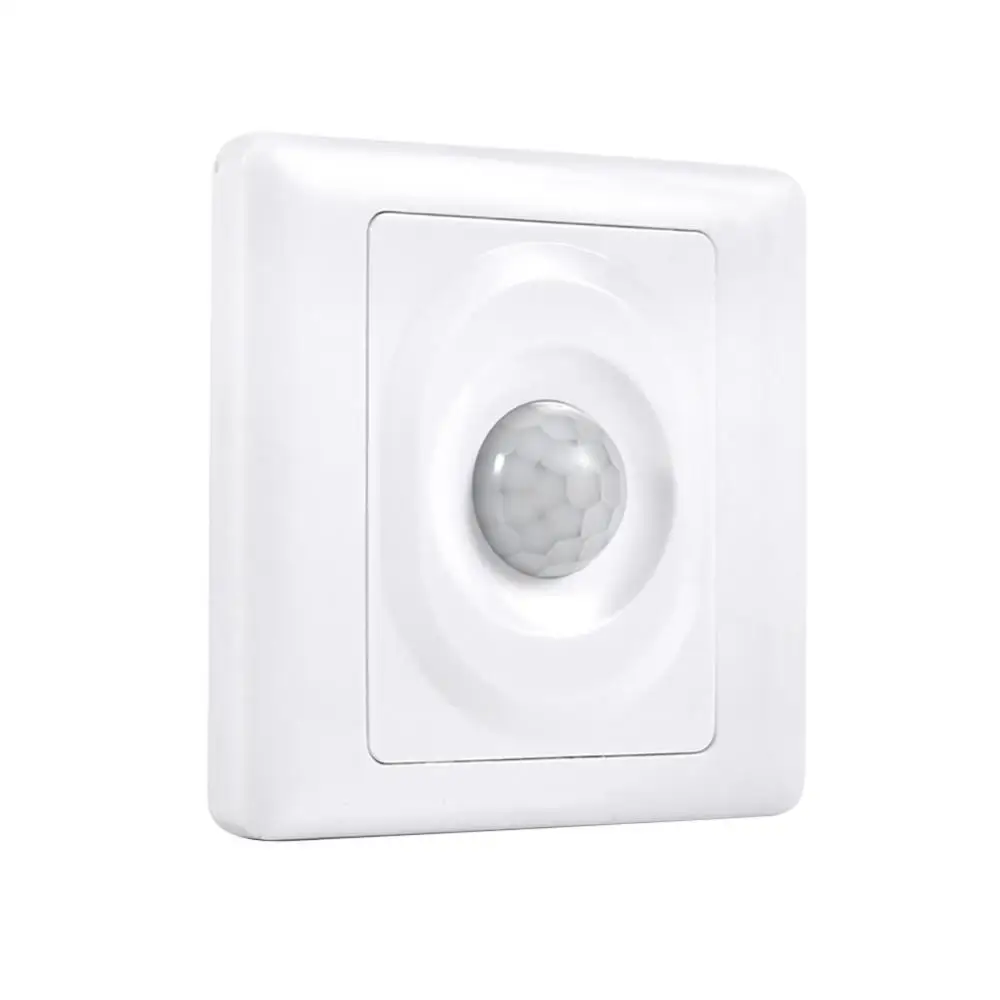 

Sensor White Adjustable Infrared PIR Automatic Control Light Body Sensor Stair Switch Wireless Home Security System