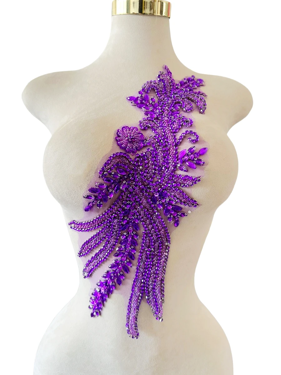 Т55Л # Чистый лиф ручной работы кружевная аппликация ручное шитье отделка из