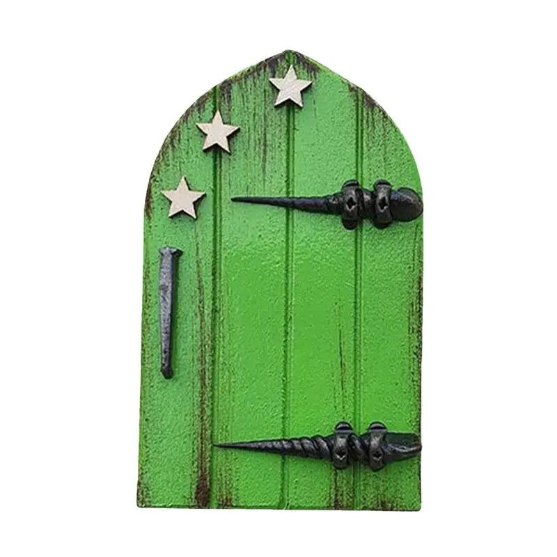 

Mini Elf Door Mini Elf Door Indoors Outdoors Use Yard Art Realistic Fairy Doors Enjoy Gardening Experience Garden Sculpture