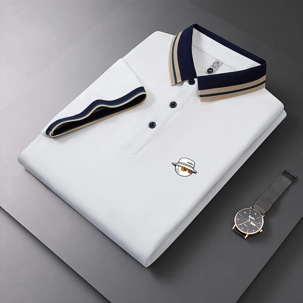 Golf Apparel Men's New Polo Knit Polo Shirt Summer Men's Classic Short Sleeve polo shirt Casual Golf Sports Jacket