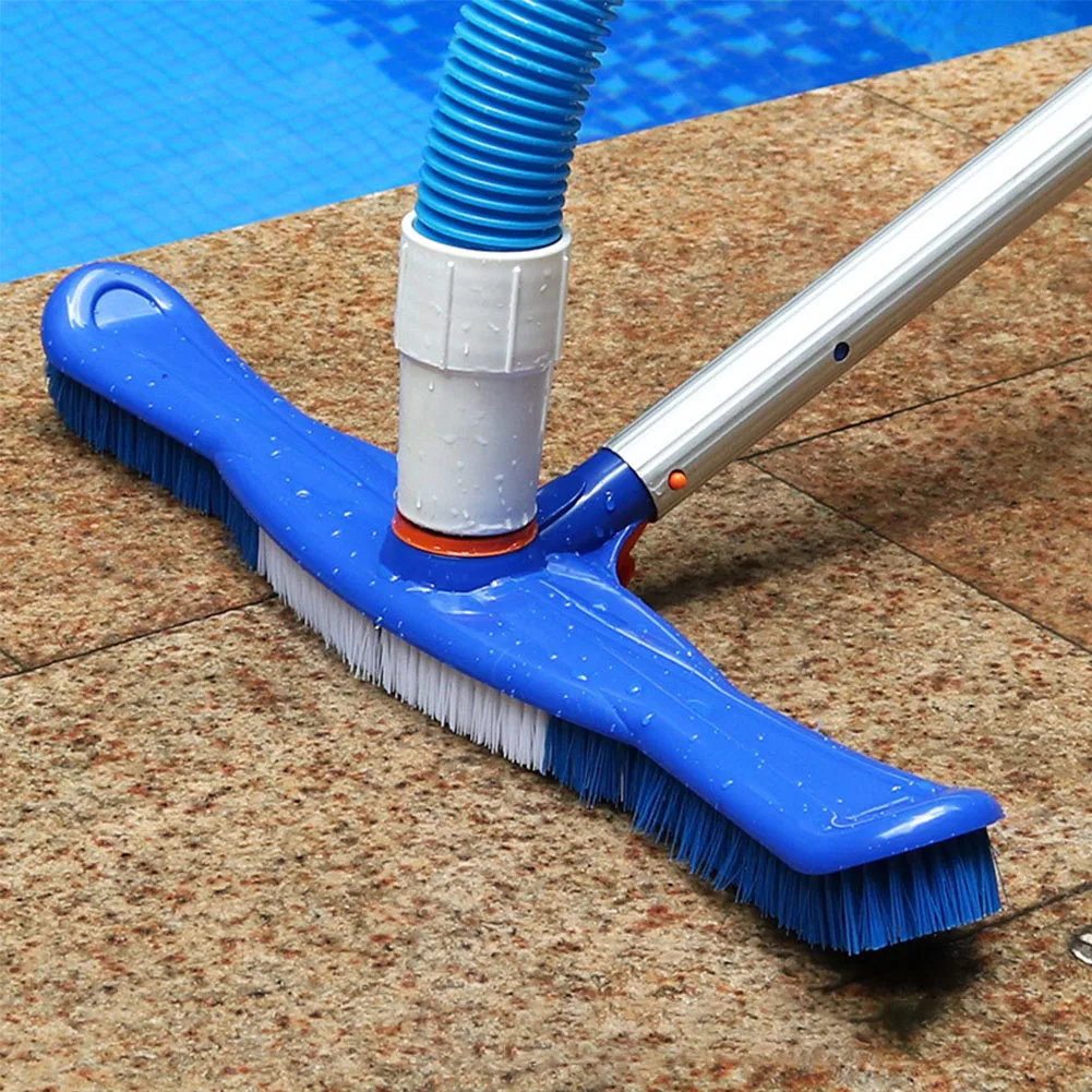 

19 Inch Replaceable Sewage Suction Powerful With Brush Pond Swimming Pool Ground Vacuum Head Cleaner Wheeled Professional Tool