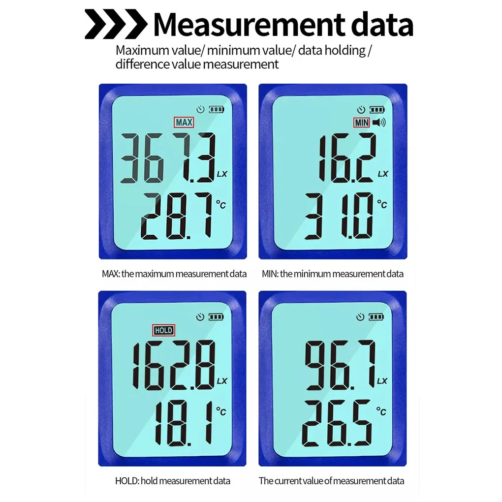 

Цифровой измеритель люкс wheal WT81 WT81B с Bluetooth, измеритель освещенности, тестер, оборудование для тестирования окружающей среды