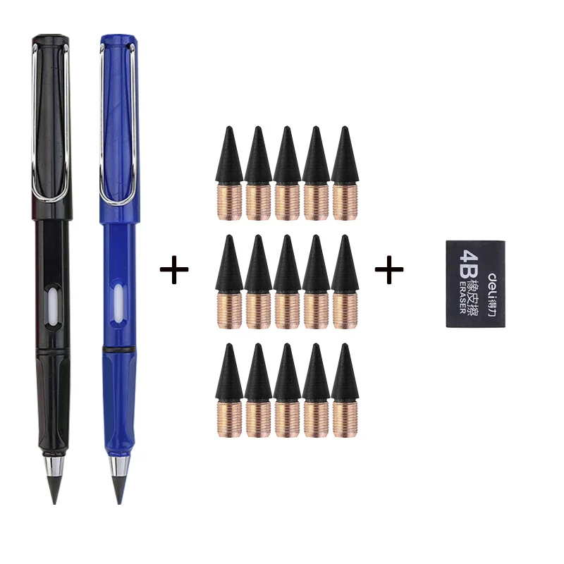 Tips Hb Black Technology No Sharpening Inkless Student Painting Tools Pencil Can't Finish Writing