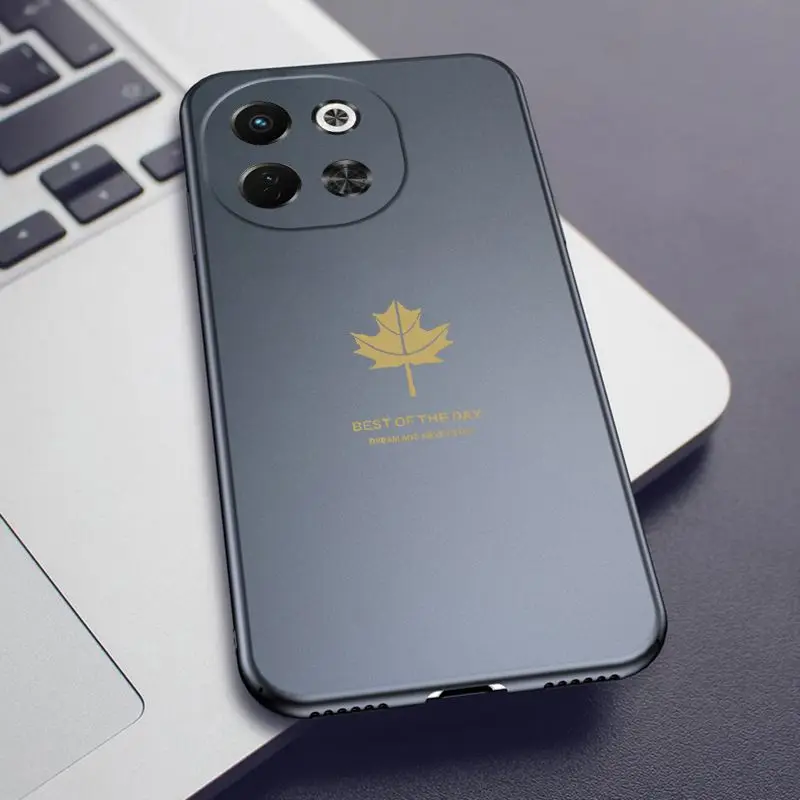 Для Tecno Spark 30 30C 4G/5G neo 6 роскошный силиконовый чехол из ТПУ с кленовым листом мягкий