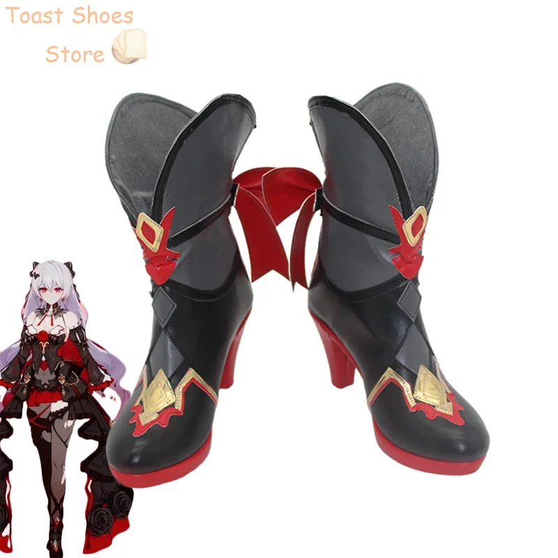 Тереза Апокалипсис обувь для косплея игра Honkai Impact 3 реквизит из искусственной