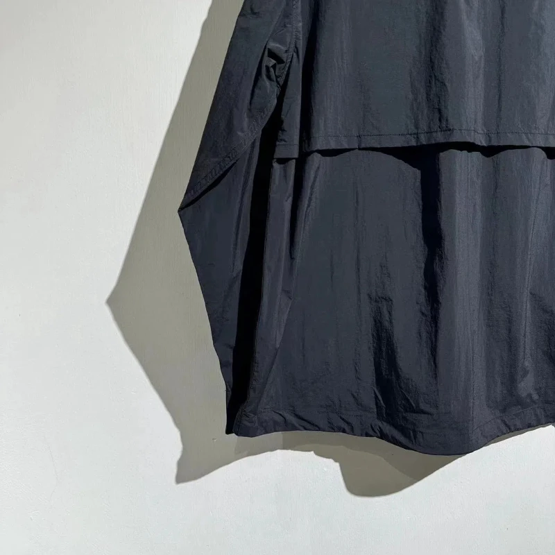 24AW новые зимние куртки с воротником рубашки мужские на шнурке мужская зимняя