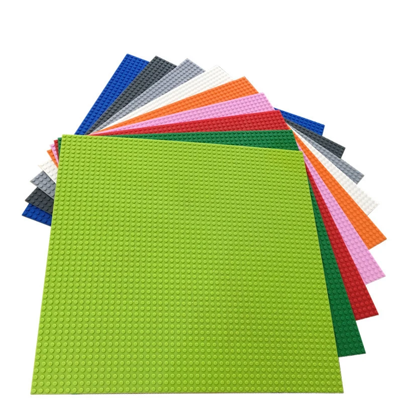 Базовая пластина 50x50 точек, маленькие точки, логотип MOC, элемент, строительные блоки, базовая пластина, маленькие кирпичи для Пиксельной арт-строительства, детская игрушка