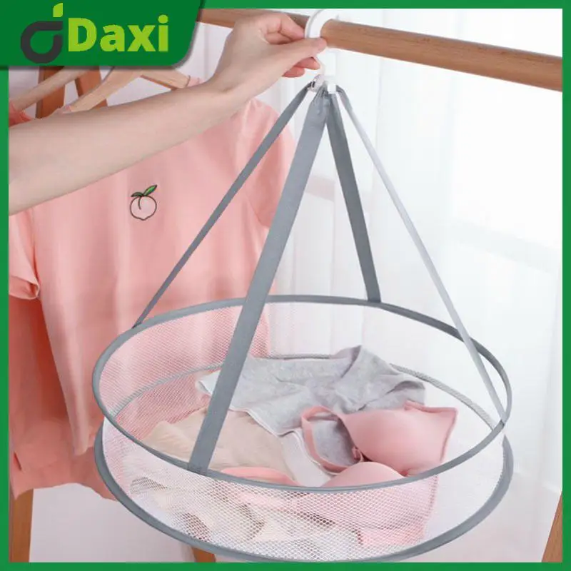 

Drying Tiled Net Rack Clothes Drying Basket Laundry Basket Sock Drying Bag Hanging Clothes Storage Bag Portable Underwear Bag