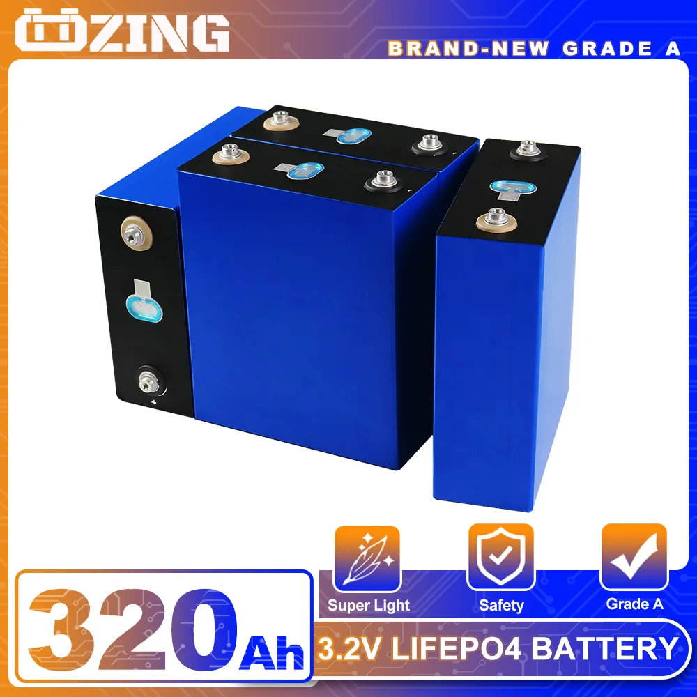

4-32pcs lifepo4 batteri 3.2v Battery 320Ah BatteryRechargeable Lifepo4 Battery For solar batteries Fast Delivery EU US duty free