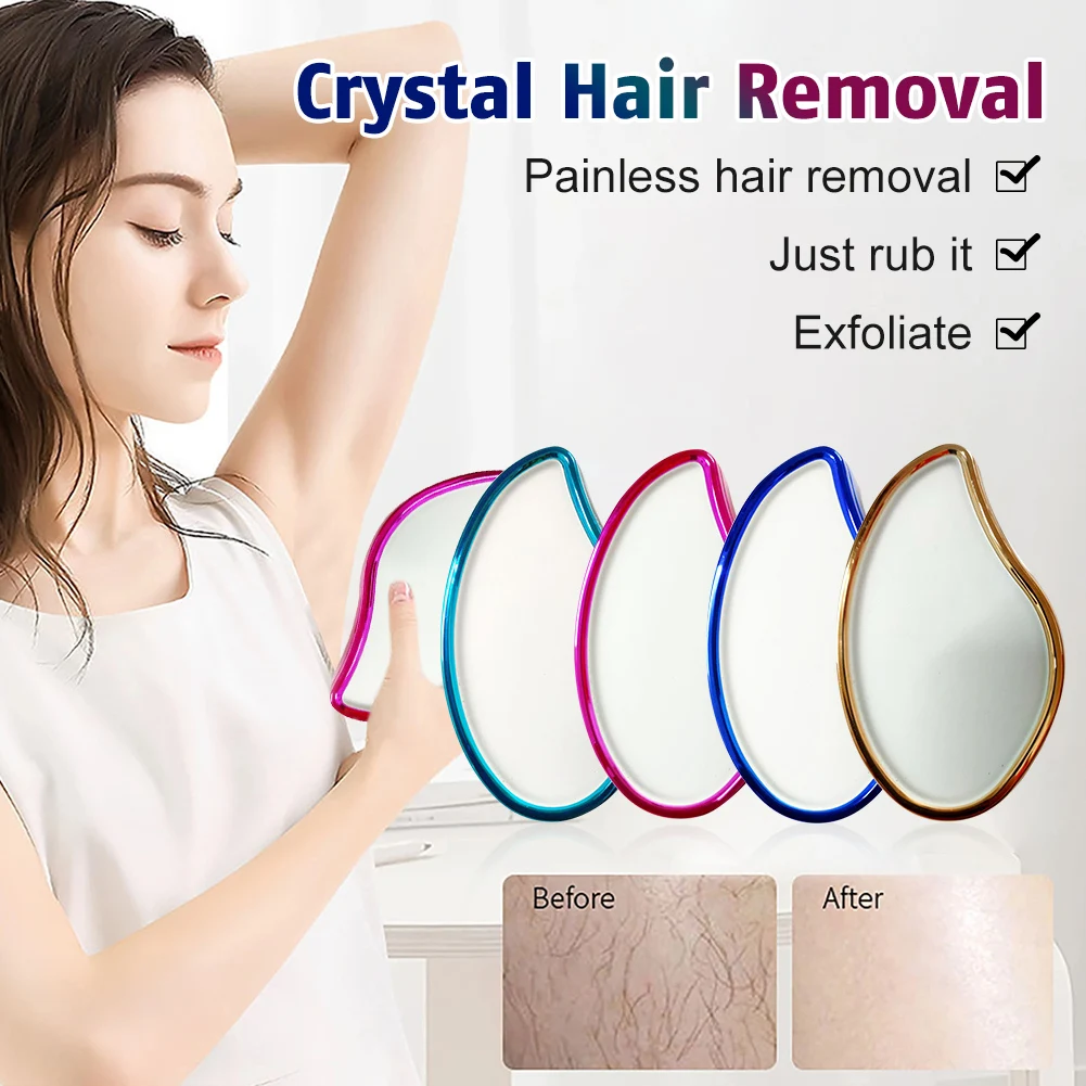 

Beauty Tool Nano Glass Physical Hair Removal Epilator Painless Safe Crystal Hair Eraser Reusable Body Hair Remover Pain-free