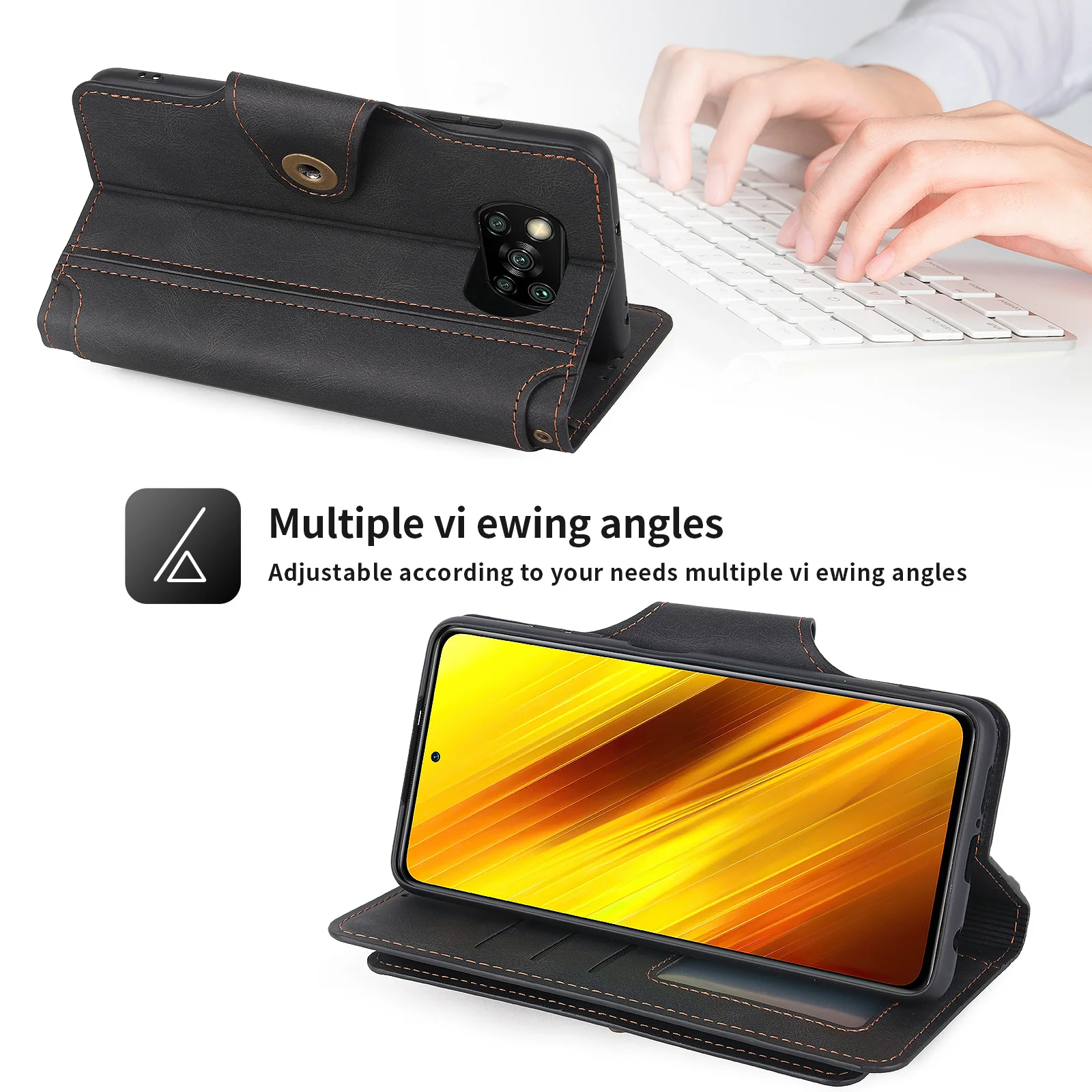 leather flip wallet case for xiaomi 12 11t mi poco x3 f3 m4 x4 pro nfc redmi note 11 11s 10 10s pro 5g card slot phone bag etui free global shipping