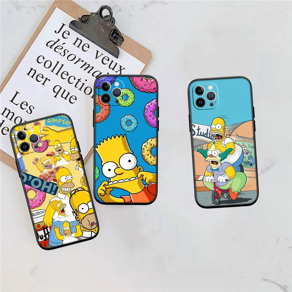 S-Simpsons Case for Samsung S24 Fe Plus Ultra A55 A35 A24 A25 A15 A05S A05 M55 M15 Quantum 2