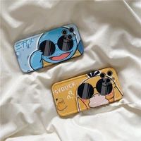 cool sunglasses psyduck squirtle phone cases for iphone 12 11 pro max xr xs max 8 x 7 se 2020 back cover