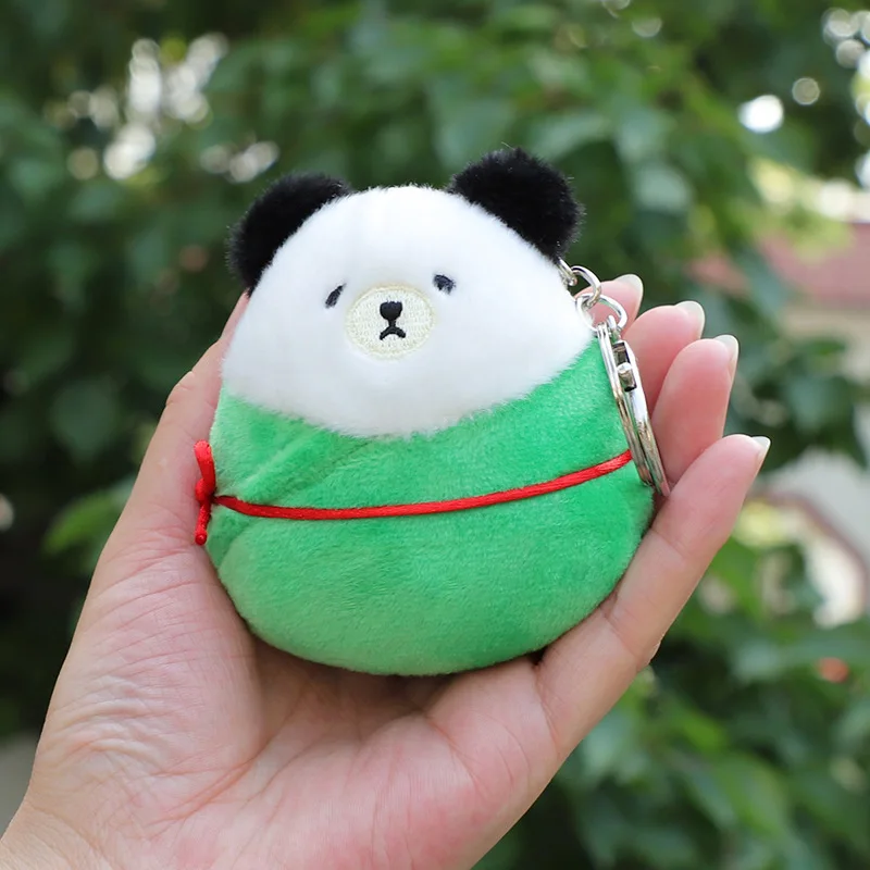 Новинка дракон лодка фестиваль Zongzi панда искусственные украшения модный брелок