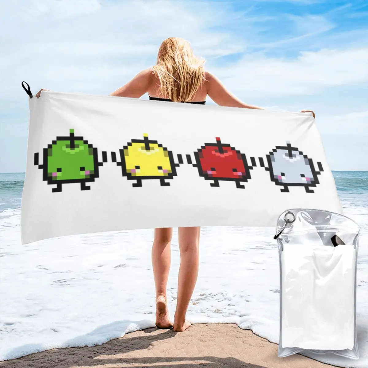 

Stardew Valley Junimos polyester cotton bath towel beach towel bathroom quick-drying towel blanket Skin-friendly Cartoon Durable