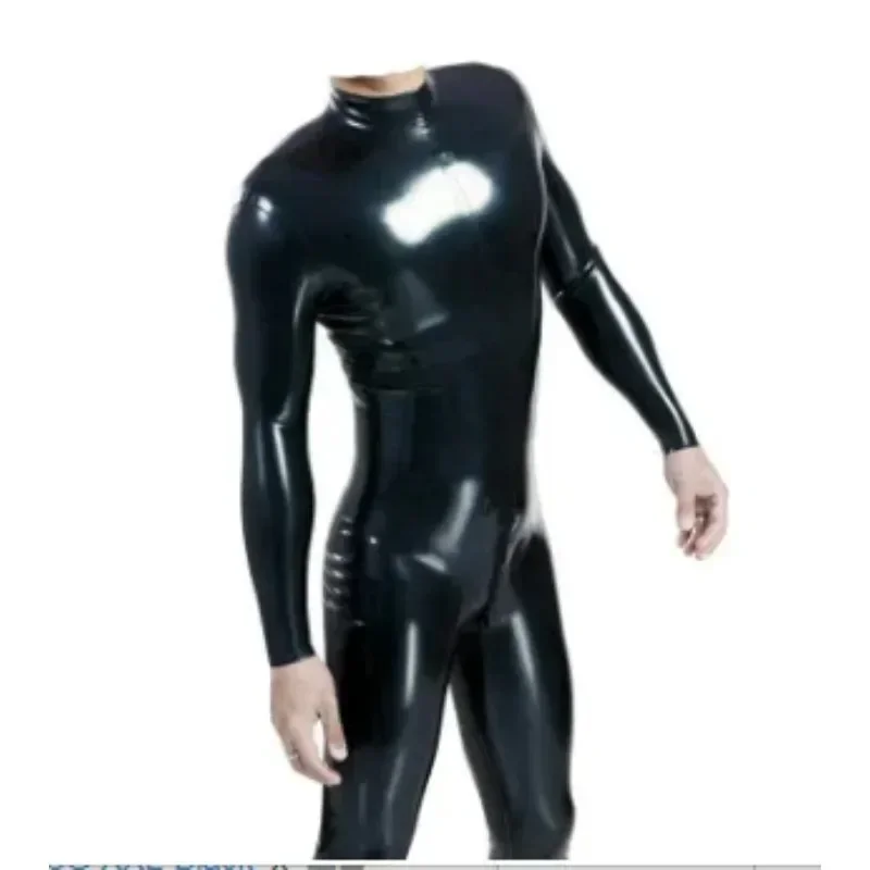 Новинка 100%, латексный резиновый костюм-кошка Gummi, боди для ...