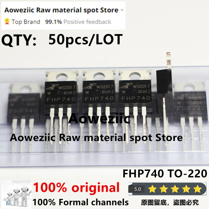 Aoweziic 2022 + 100 новый оригинальный FHP740 TO-220 MOS FET 400V 10A