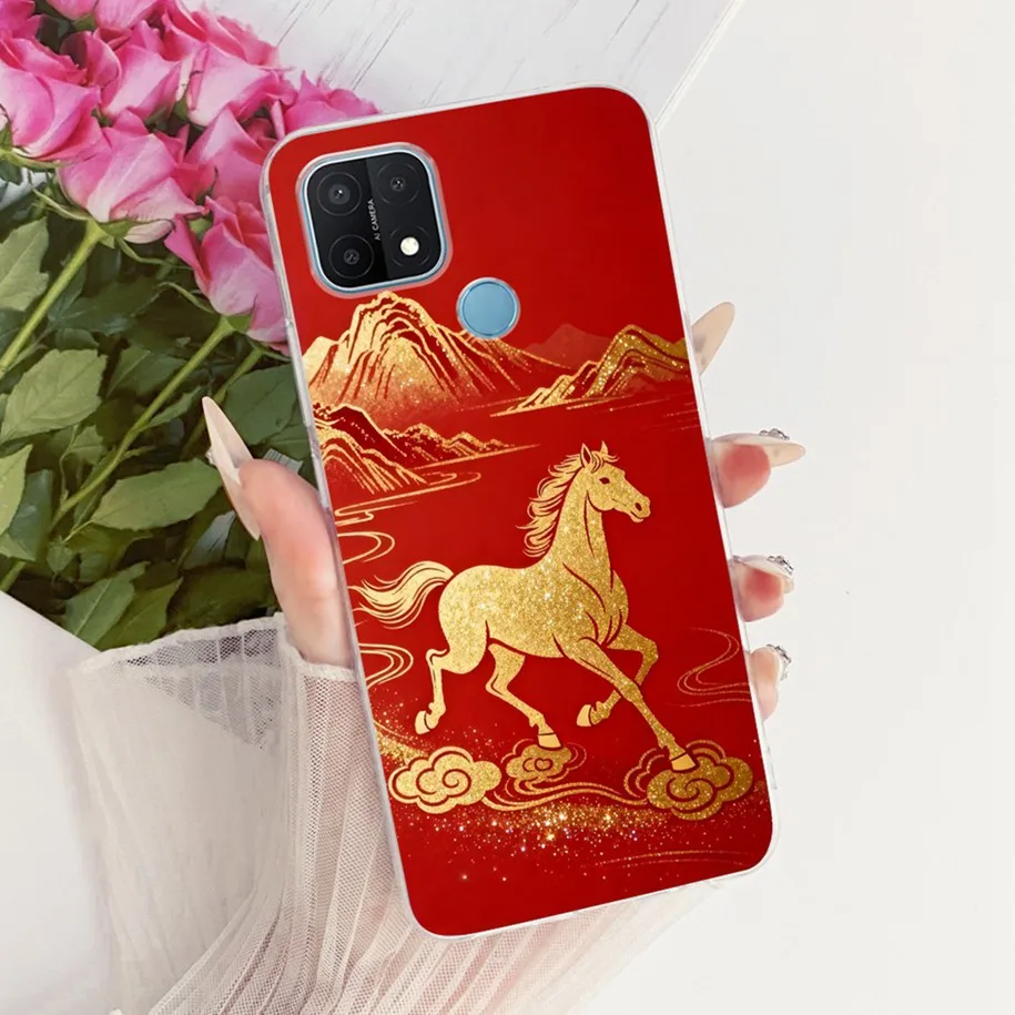 Чехол для OPPO A15 CPH2185 с красивым цветочным узором, мягкий силиконовый противоударный чехол из ТПУ для телефона OPPO A15s CPH2179 A35 OPPOA15 Coque (art.: 3920dc9ab6cdb) - 3920dc9ab6cdb